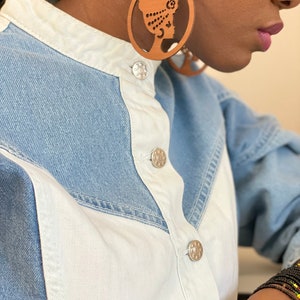 Ebony Handmade African Earrings| Wooden Earrings| Plywood Earrings| Handmade African Earrings