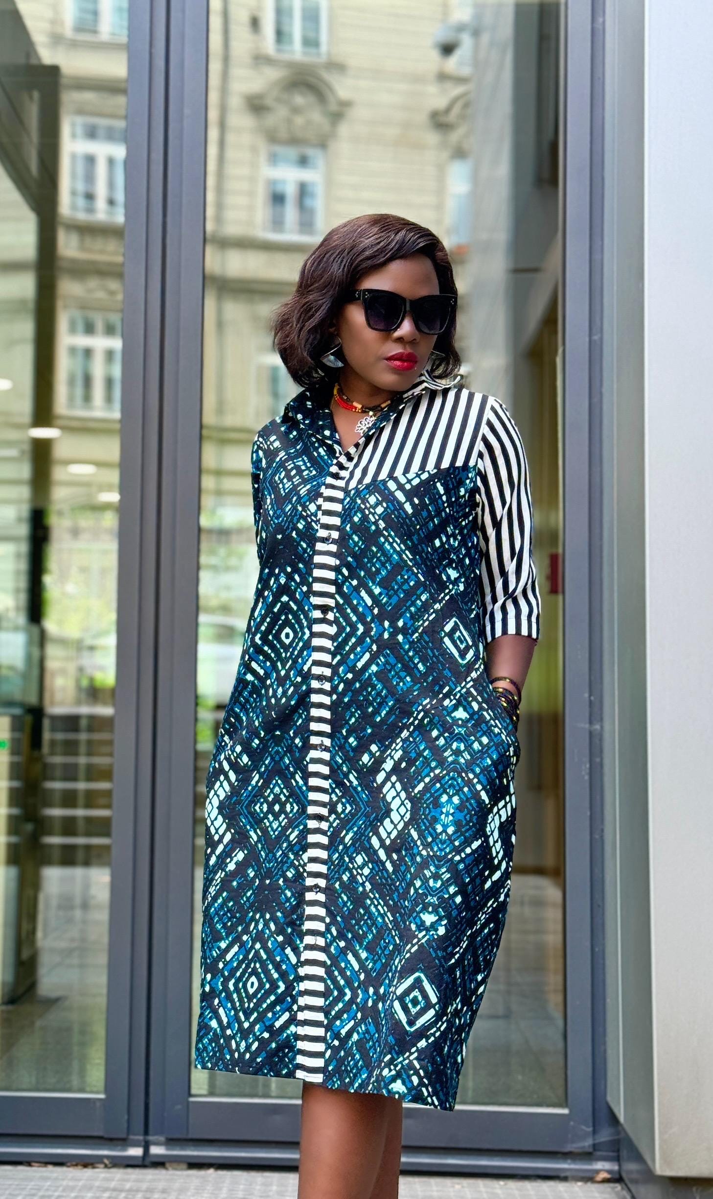 knee length dresses for ladies Laraba main image 1