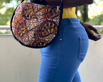African Fabric Cross Bag