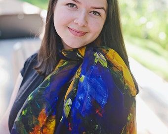 Floral Large Scarf