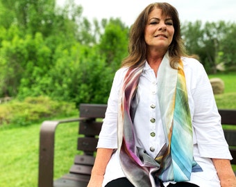 Glow Traditional Silk Scarf