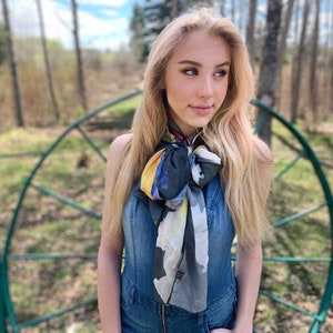 Irises Traditional Scarf