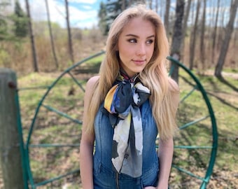 Irises Traditional Scarf