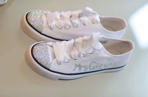 personalised wedding pumps