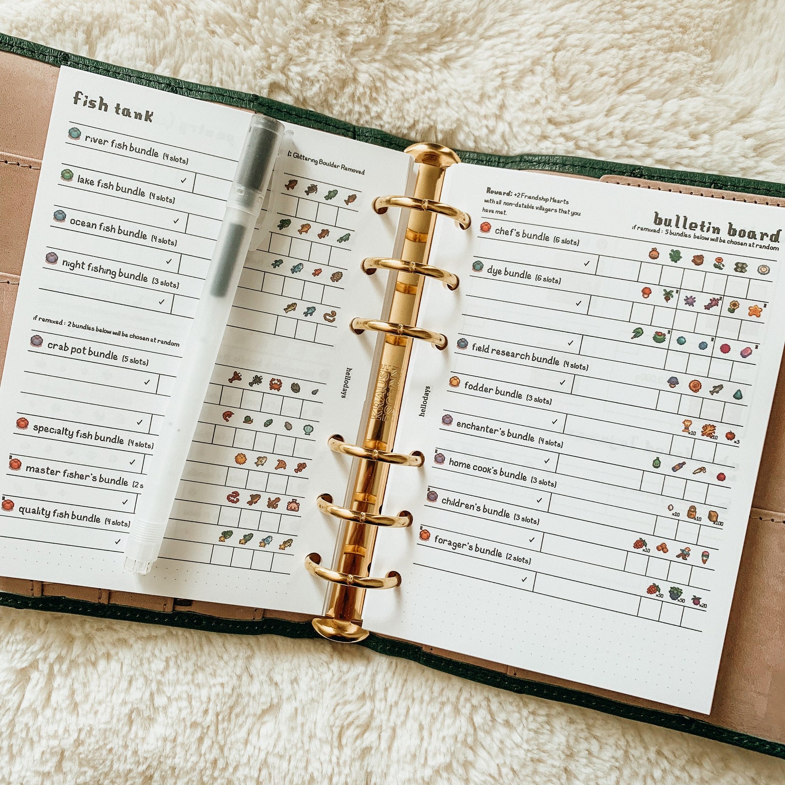 270 pages stardew valley planner journal guide pdf etsy