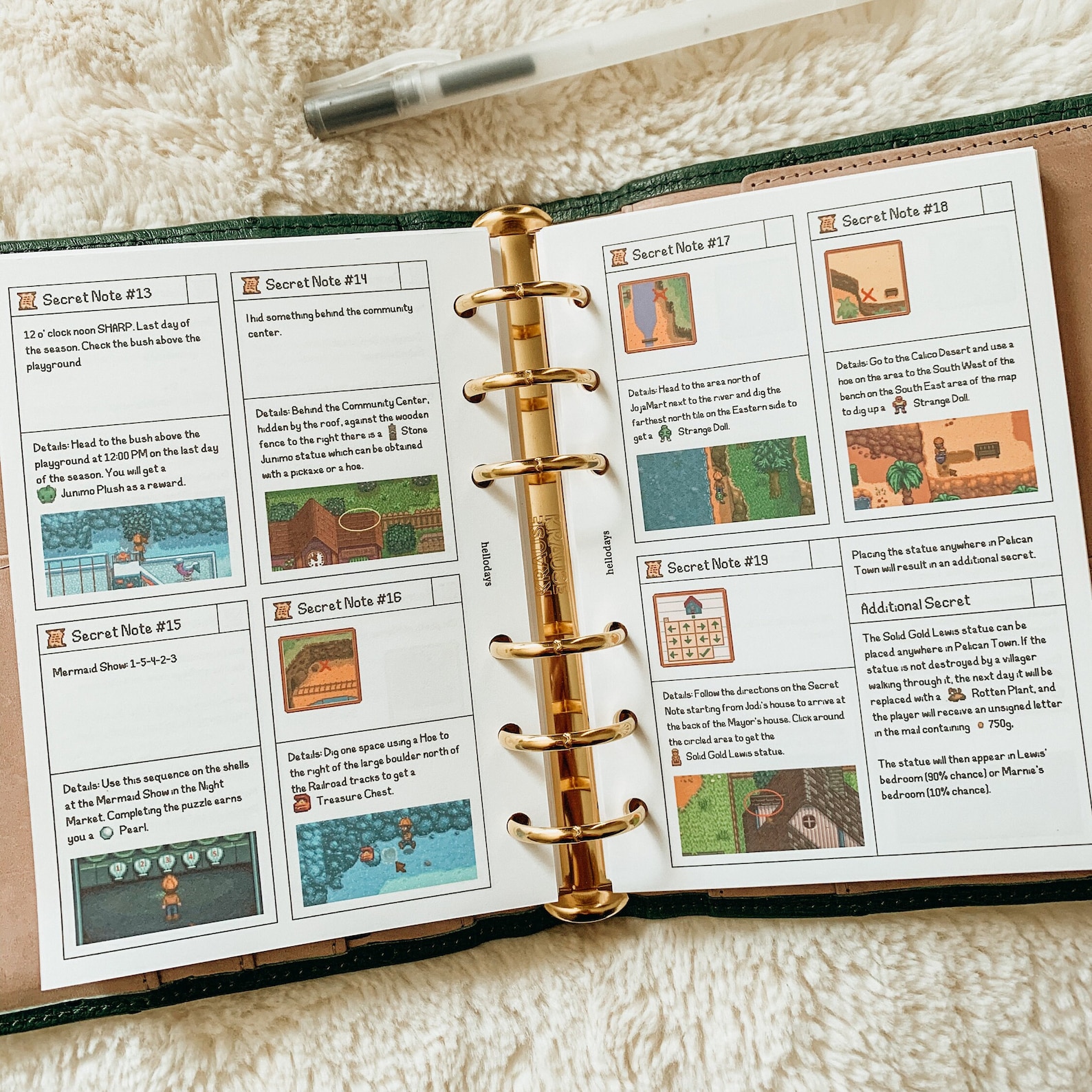 270 PAGES Stardew Valley Planner / Journal Guide PDF - Etsy