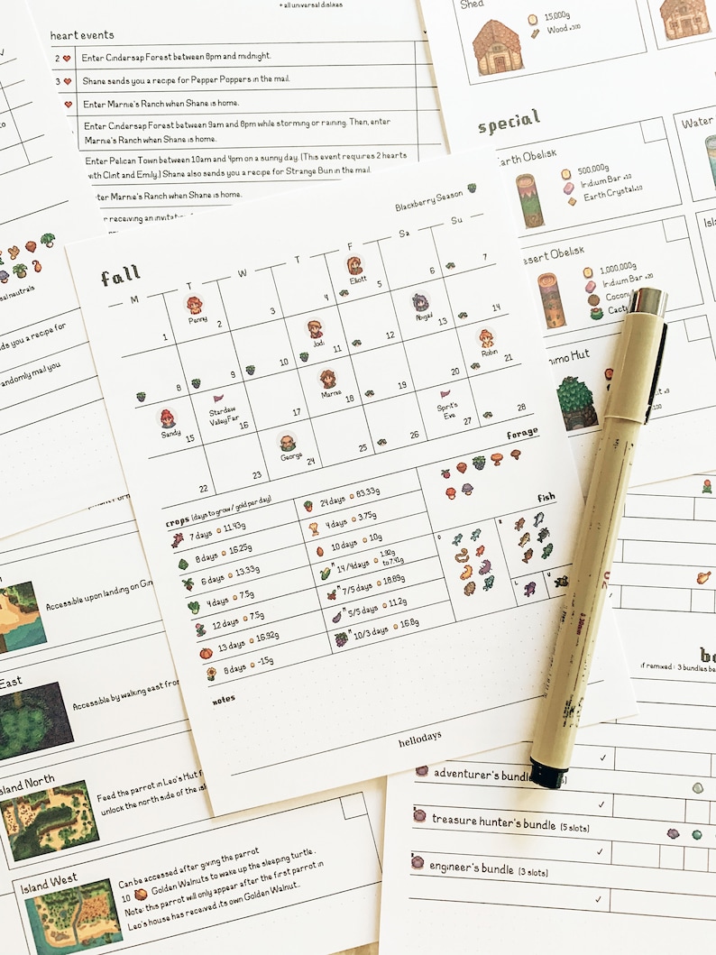 330 PAGES Updated To 1 6 Stardew Valley Planner Game Guide PDF 330-pages-updated-to-1-6-stardew-valley-planner-game-guide-pdf