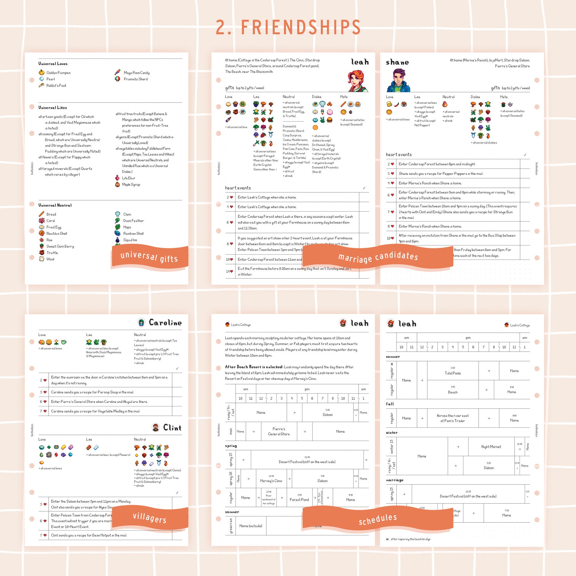 370+ PAGES - Updated to 1.6! Stardew Valley Planner / Game Guide PDF ...