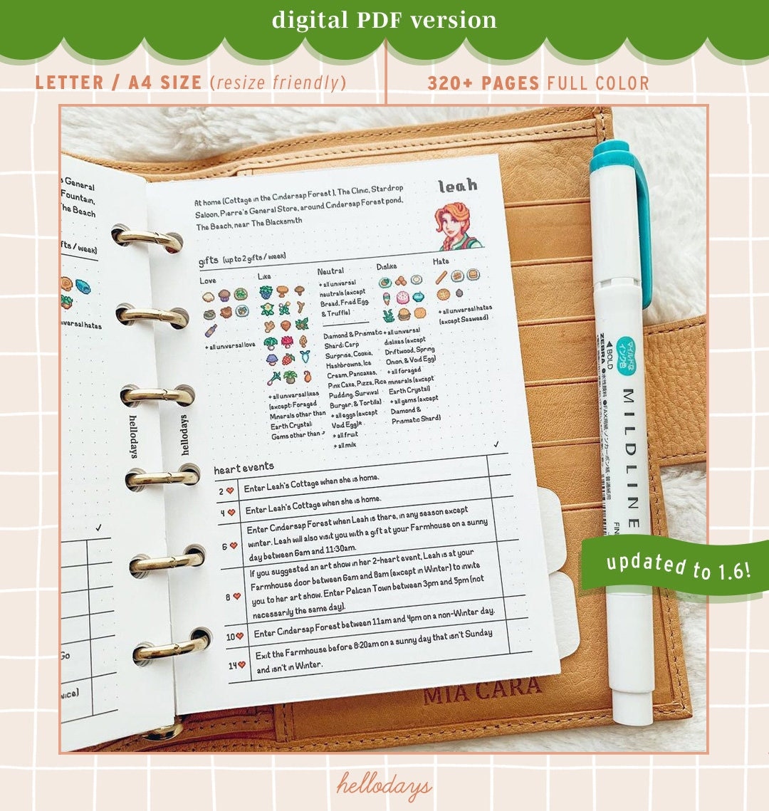 320-pages-updated-to-1-6-stardew-valley-planner-game-guide-pdf-letter-a4-size-checklists-trackers-calendars-printable-pdf-etsy