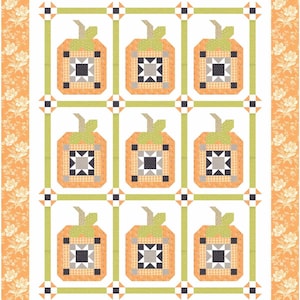 Pumpkin Fancy PDF Quilt Pattern