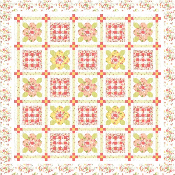 Patches and Posies PDF Quilt Pattern