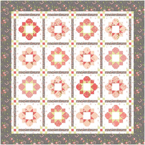 Rose Trellis Quilt Pattern PDF Pattern Instant DOWNLOAD Etsy