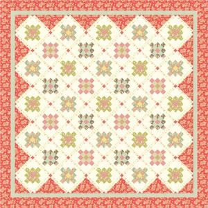 Strawberries &#39;n Cream PDF Quilt Pattern