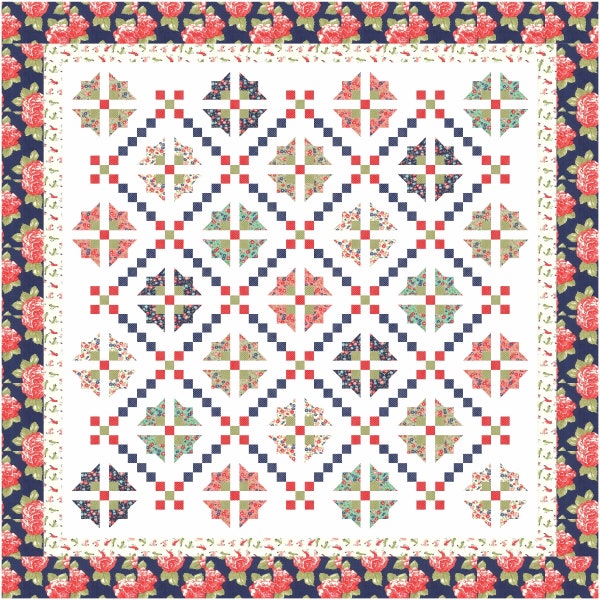 Morning Glory PDF Quilt Pattern