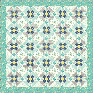 Forget Me Not PDF Quilt Pattern