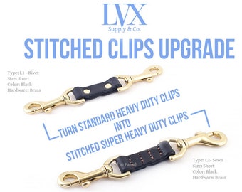 Stitched Clips Upgrade | Add-on for LVX Supply Restraint Clips.