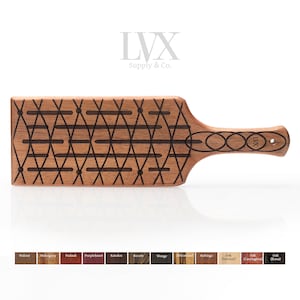 Slotted Spanking Paddle for BDSM Bondage DDlg Femdom Submissive Slave  Impact Play | Handmade Wooden BDSM Paddle by LVX Supply