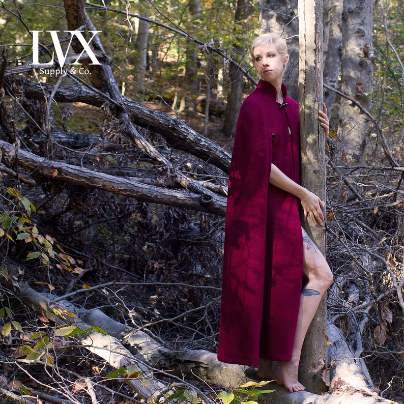 full length wool cape