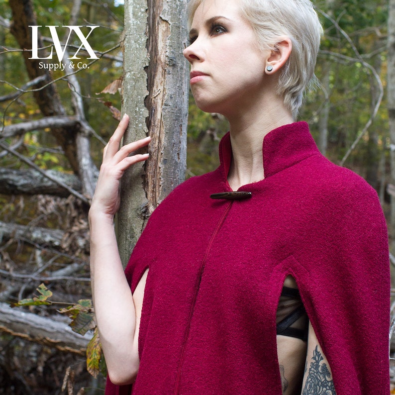 full length wool cape