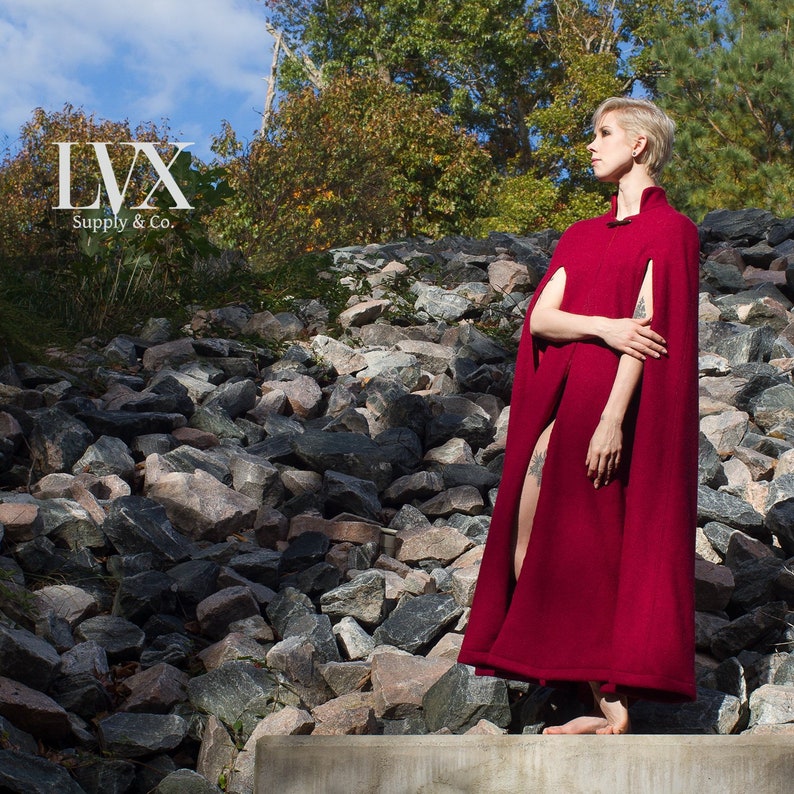 full length wool cape