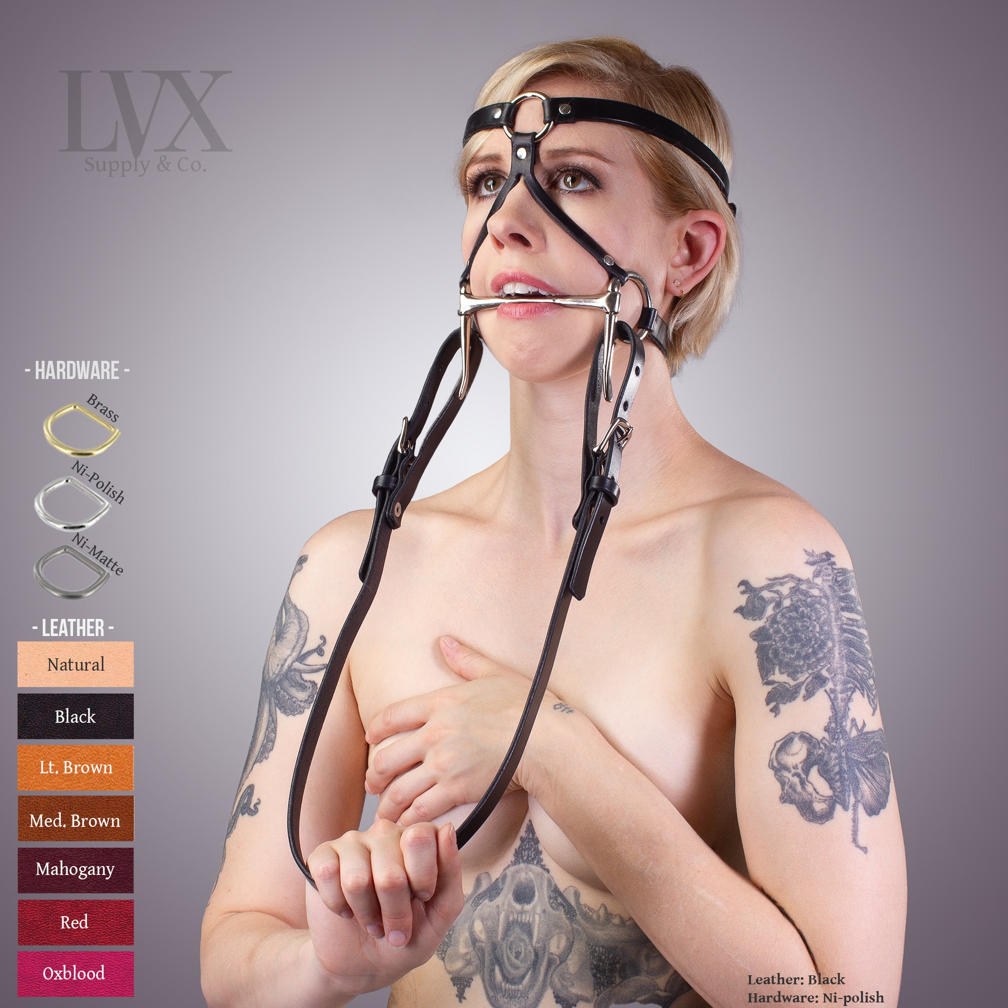Bit Gag Bridle & Reins BDSM Leather Bondage Face Head Harness - Etsy.