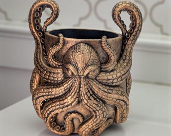 Kraken Plant Planter - Sea Octopus - Fantasy Lovers Gift - Ocean Hanging Flower Pot