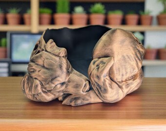 Dog Yarn Bowl: Crochet & Knitting Tool Holder
