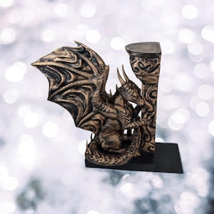 Dragon Bookend - Fantasy Book Shelf Decor - Book Lovers Gift - Fantasy Bookends