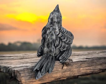 Mystical Raven Dice Tower: D&D Tabletop Gaming Bird D20 Keeper