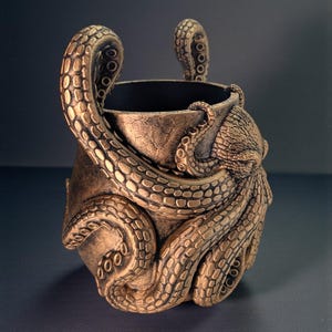 Krake Pot Kraken Plant Planter - Sea Octopus - Fantasy Lovers Gift - Ocean ...