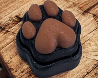 Paw Print Clicker Fidget Toy: Sensory Stress Relief Gift