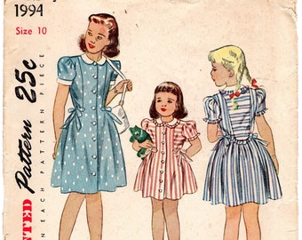 1940s Girl Dress - Etsy