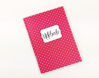 Notizheft A6 Journal mit 56 Seiten, Projektbuch, Tagebuch, Reisenotizen, Designerpapier, Bulletjournal, für Mitschriften, individualisierbar