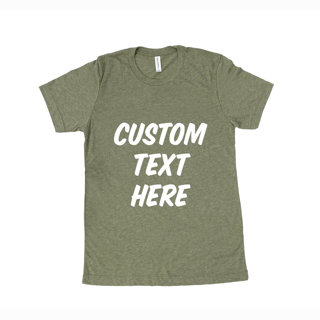 Custom Shirt Custom Text Custom Top Custom Shirt Custom to Etsy