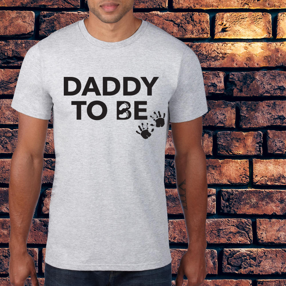 Image of Daddy To Be Tshirt, New Dad Gift, Fathers Day Top, T-Shirt, Awesome Tees, Gifts, Daddies Shirt, Gift For