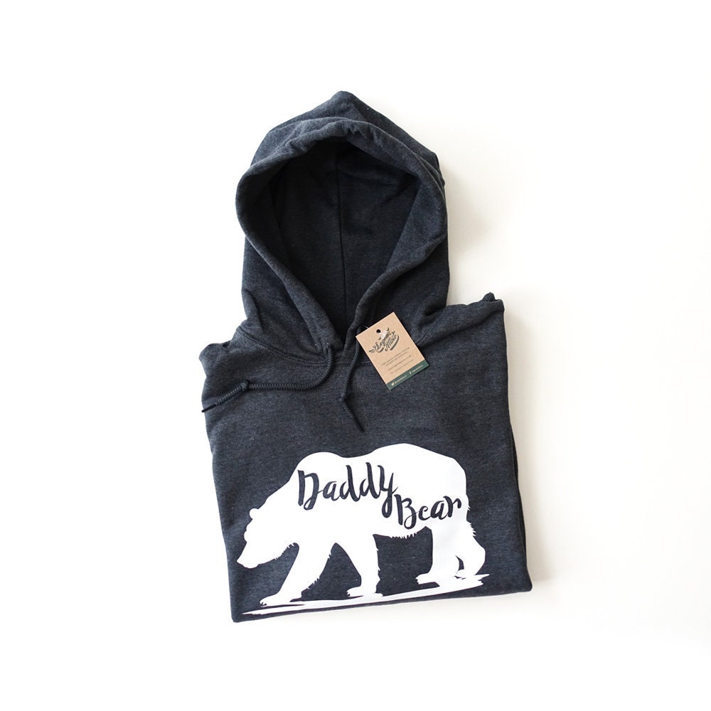 Image of Daddy Bear Hoody, Jacket For Dad, Fathers Day Gift For Present Jacket, Gift, Legendattire