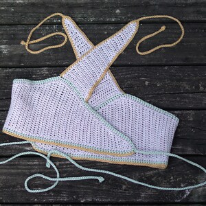Handmade crochet crop top