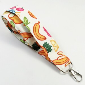 OBST Stoff Lanyard, Obst Abzeichenhalter, Bananen Abzeichenhalter, Ananas Abzeichenhalter, Alle Früchte Lanyard