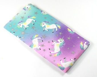 Bolso de tela UNICORN, estuche de gafas de sol, estuche de gafas, bolsos de tela, bolso de tela sombreada, estuche brillante Estrella, estuche de tela de unicornio