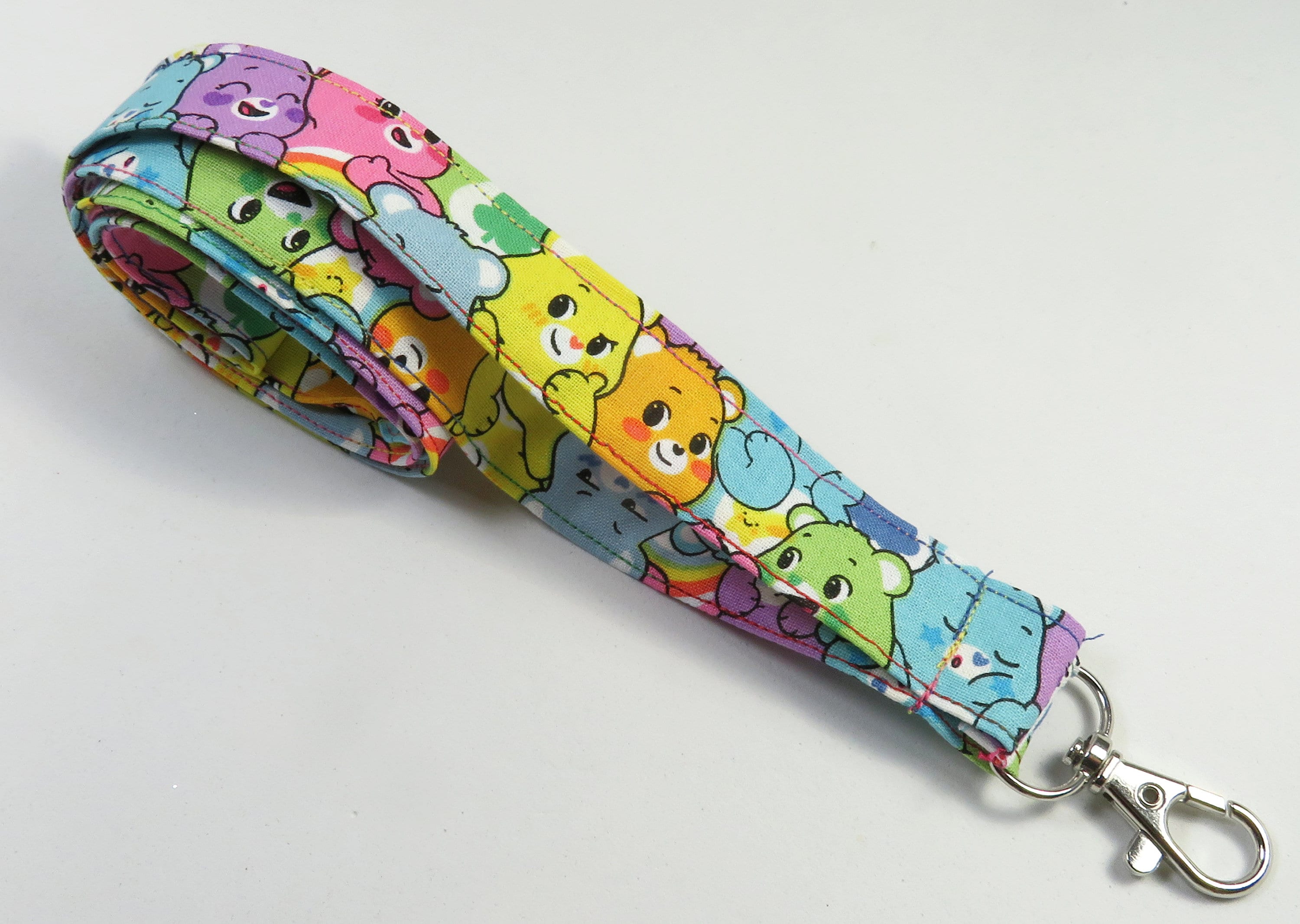 BEAR Fabric Lanyard, Colorful Badge Holder, Colorful Lanyard, Rainbow Bear  Badge Holder, Fabric Lanyard -  Singapore