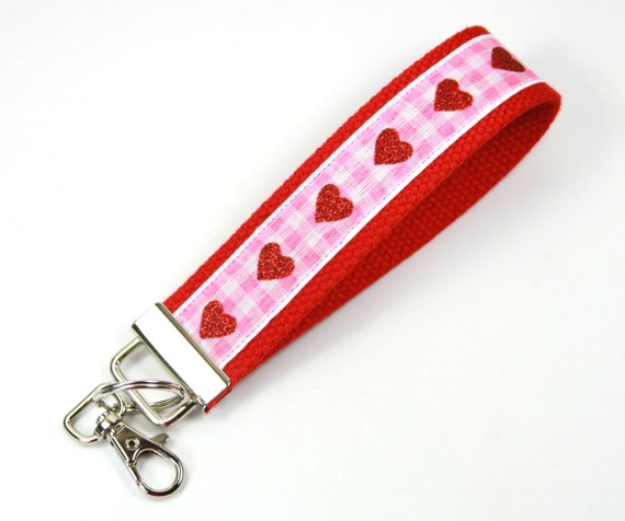 Wristlet Keychain Fabric Key Fob Key Chain Keychain 