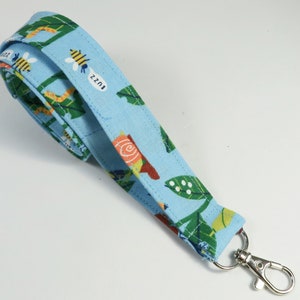 KÄFER Stoffband, süße Käfer mit Ausdrucksdesign, Pflanzen und Käfer Schlüsselband