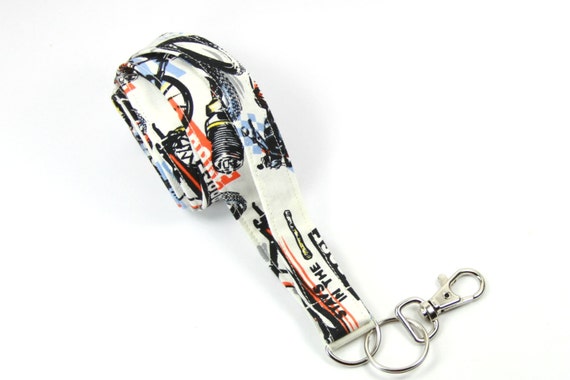 GARAGE Fabric Lanyard, Bike Badge Holder, Men's Lanyard, Garage