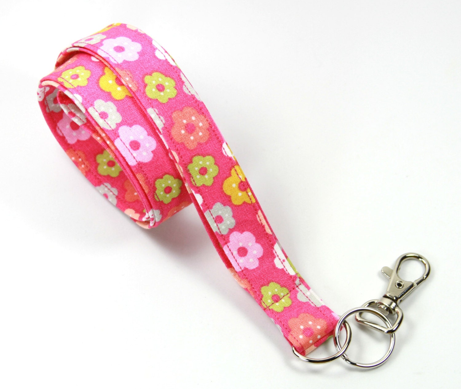FABRIC LANYARDS Cute Key Holders Cute Keychains Floral 