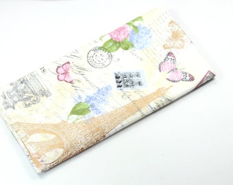 PARIS Fabric Case, Sunglasses Case, Eyeglasses Case, Paris Design Case