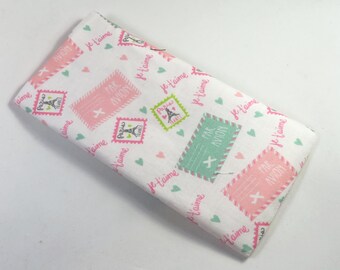 PARIS design bags, sunglasses case, eyeglasses case, Paris stamps design bags