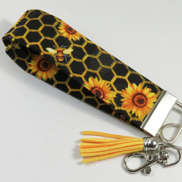 Bee and Sunflower Fabric Etsy