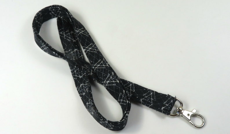 Skinny lanyard Black badge holder triangle lanyard Black lanyard TRIANGLE fabric badge holder math teachers badge Thin badge holder