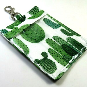 CACTUS Stoffabzeichen-Einlage, Badge-Einlage, Transparent-Abzeichen-Halter, Vinyl-Abzeichen-Halter, Green Kaktus Abzeichen