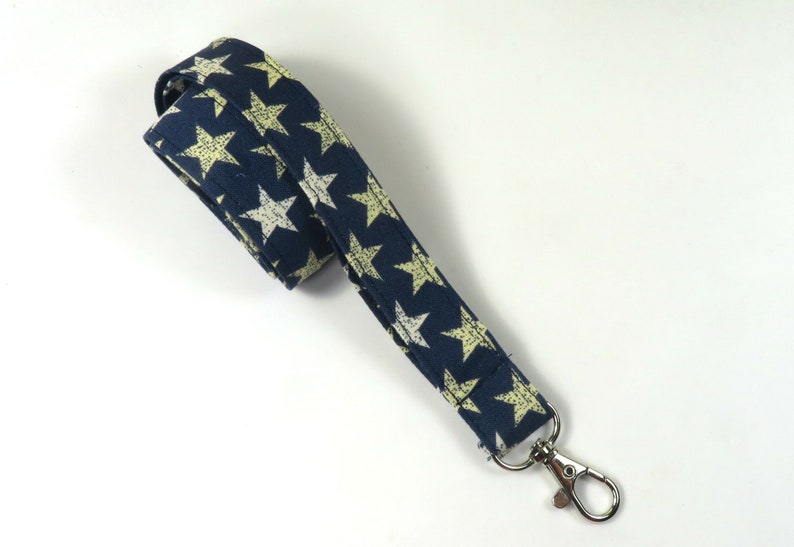 STARS Badge Holder Stars Lanyard Fabric Badge Holder Fabric Etsy